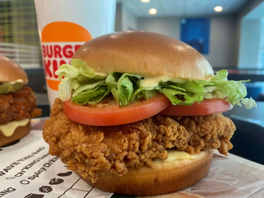 Burger King New Chicken Sandwich 2024 eugine vanessa
