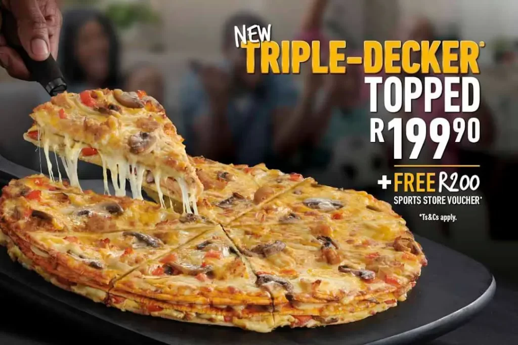 Debonairs Triple Decker Pizza