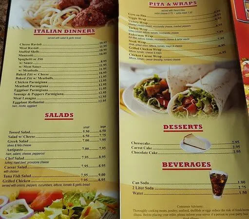 Bella Pizza Menu (updated July 2023) with prices in South Africa