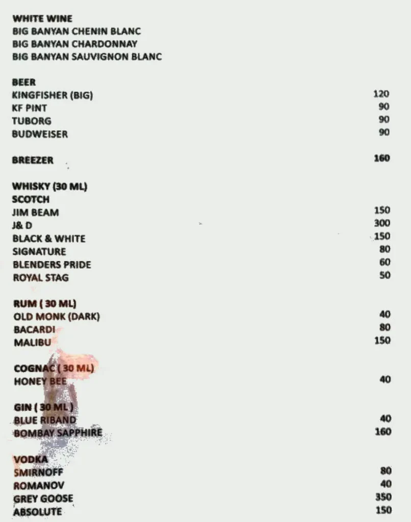 Beluga Menu (Updated July) with prices 2023 in South Africa