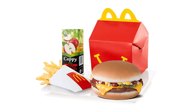 McDonalds Happy meal Cheeseburger menu and prices