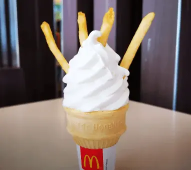 McDonald's ice cream cone 