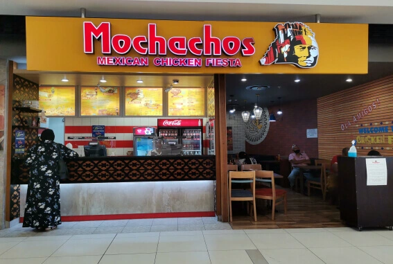 Mochachos menu in South Africa