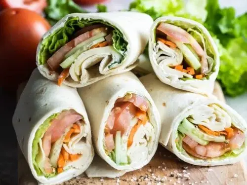 Sandwich Baron Vegetarian Wrap